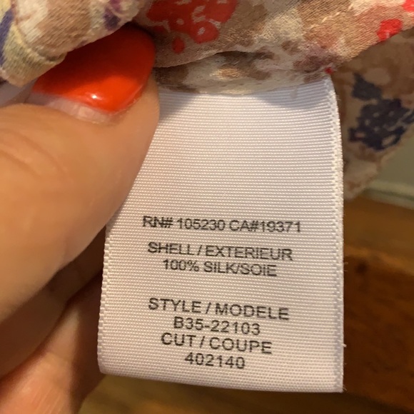 Joie flowing semi sheer top - Picture 7 of 7